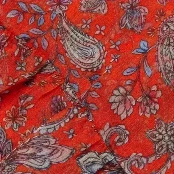 NEW Misa Los Angeles Kiera Maxi Dress in Aranciatta Paisley Size Xtra Small